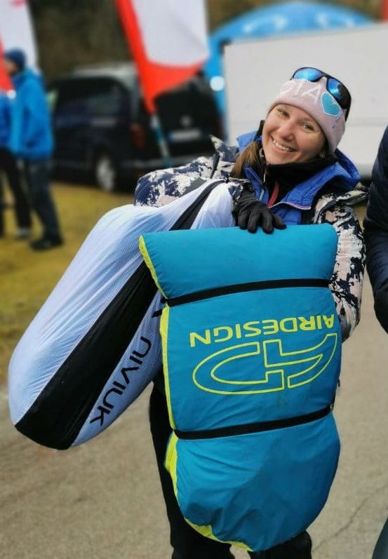 Olga in Stubai beim testen