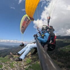 Tandemflug Schnifis mit Blick ins Rheintal