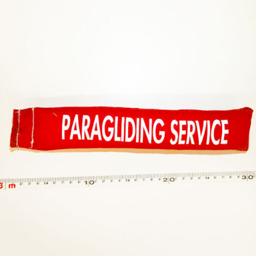 Packhilfe, Sandsack mit blei. Wolf paragliding service.