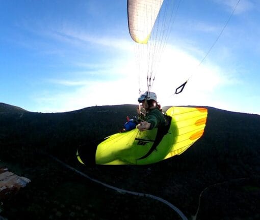 Bogdanfly BF cocon V3Lite Lime in der luft