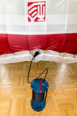 porositet messung gin-gleitschirm beim Gleitschirm check 2-jahres-check in Vorarlberg